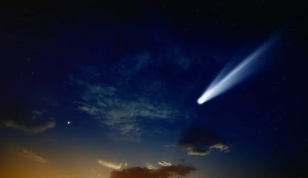 Cometa in cielo (Depositphotos foto) - www.aerospacecue.it