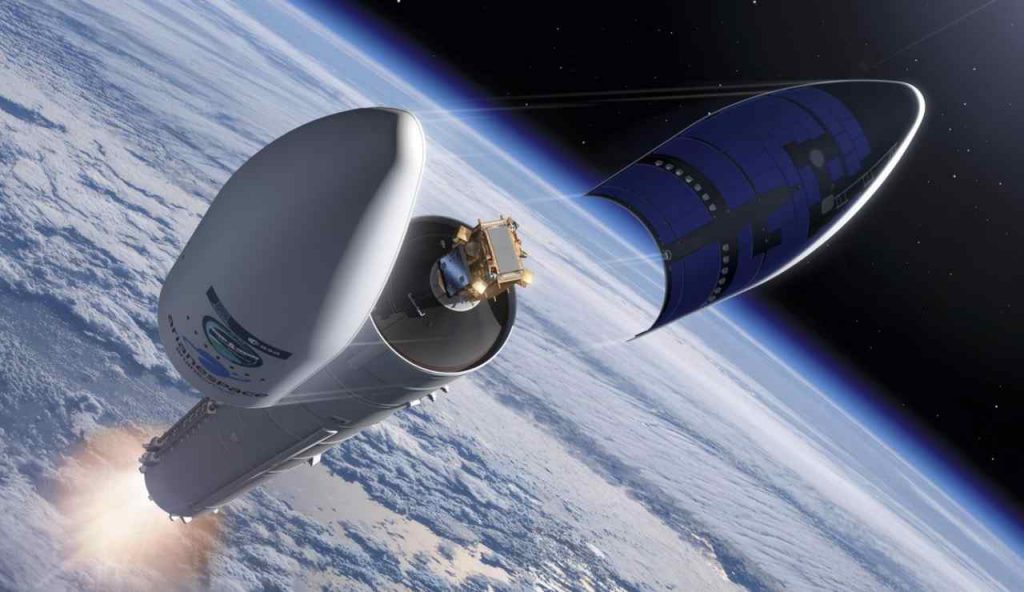 Illustrazione del lancio (ESA foto) - www.aerospacecue.it