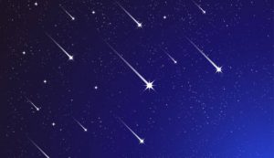 Illustrazione di stelle cadenti