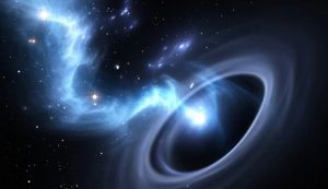 Illustrazione di un buco nero (Depositphotos foto) - www.aerospacecue.it