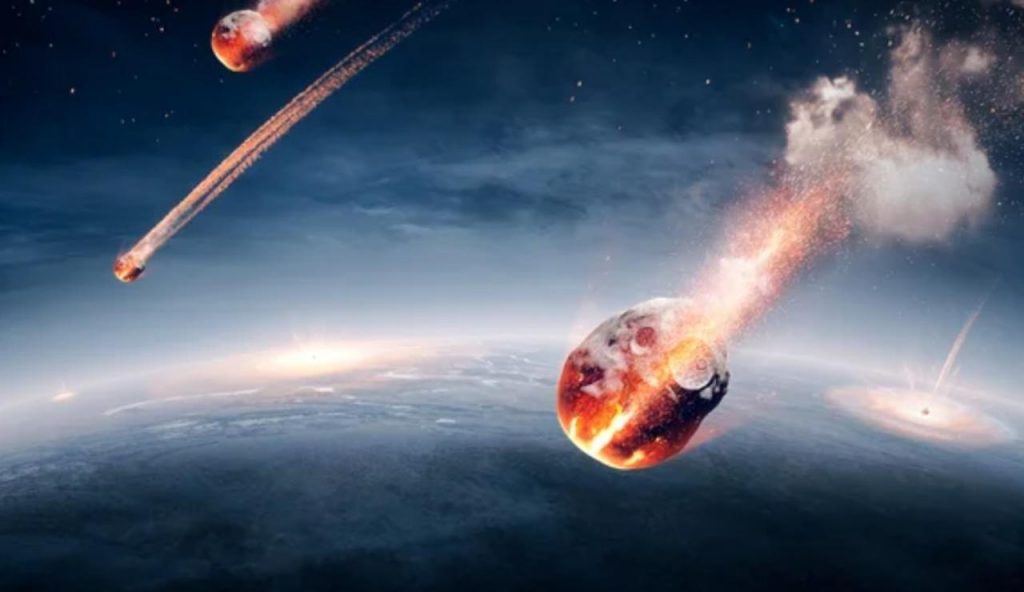 Meteoriti in caduta (Depositphotos foto) - www.aerospacecue.it