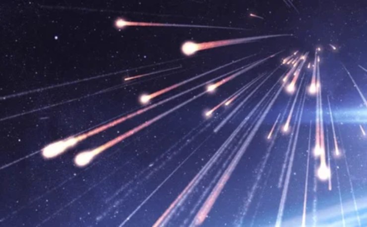 Pioggia di meteoriti