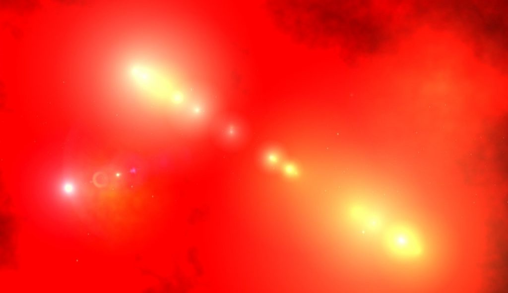 Rilevata l’eco radio di un lampo gamma invisibile a 1,7 miliardi di anni luce
